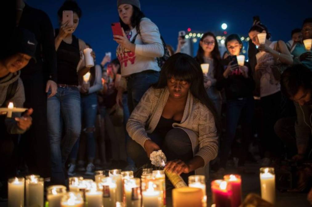 FOTOS: Un homenaje a las víctimas de Las Vegas