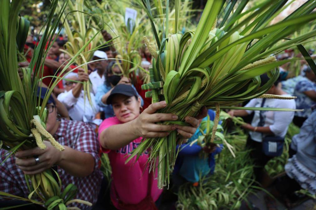 Con mucho fervor, capitalinos celebran el Domingo de Ramos