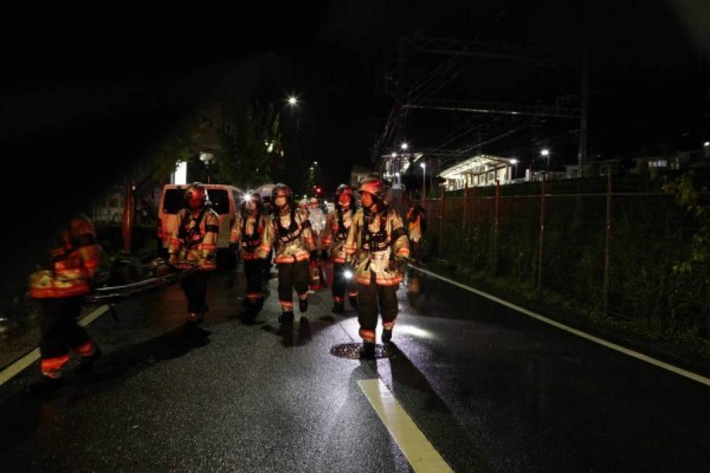 FOTOS: Dramáticas imágenes de incendio en estudio de animé que dejó más de 30 muertos en Japón