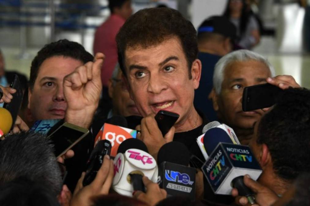 Así fue la llegada de Salvador Nasralla a Honduras tras reunirse con Almagro