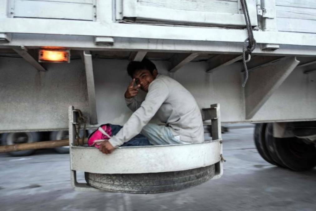 FOTOS: Caravana migrante busca jalones para recorrer más de dos mil kilómetros faltantes