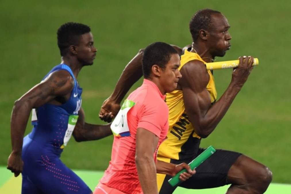 Imágenes de Usain Bolt en su última competencia en los Juegos Olímpicos de Rio 2016