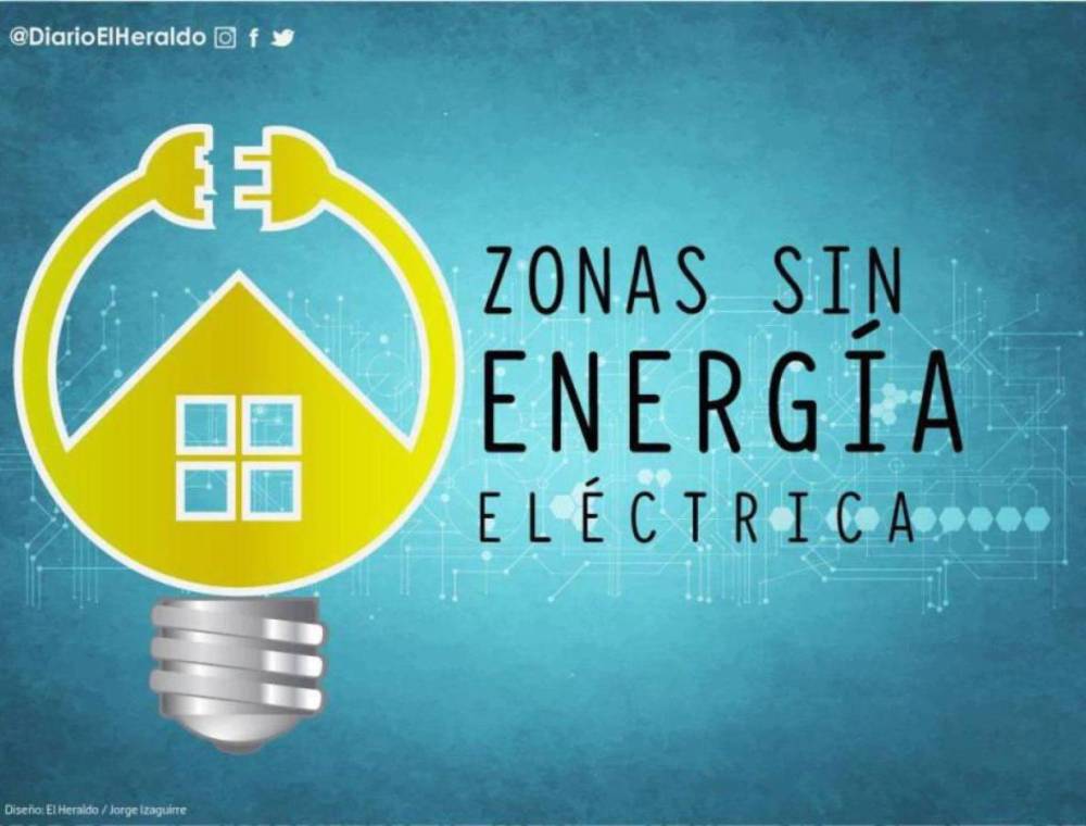 La ENEE anunció en qué lugares no habrá luz este viernes -19 de abril- en Honduras.