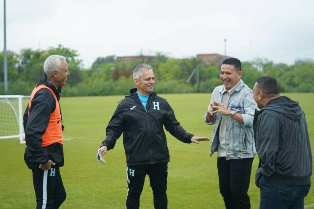 La visita sorpresa que recibio selección de Honduras en pleno entrenamiento en Frisco