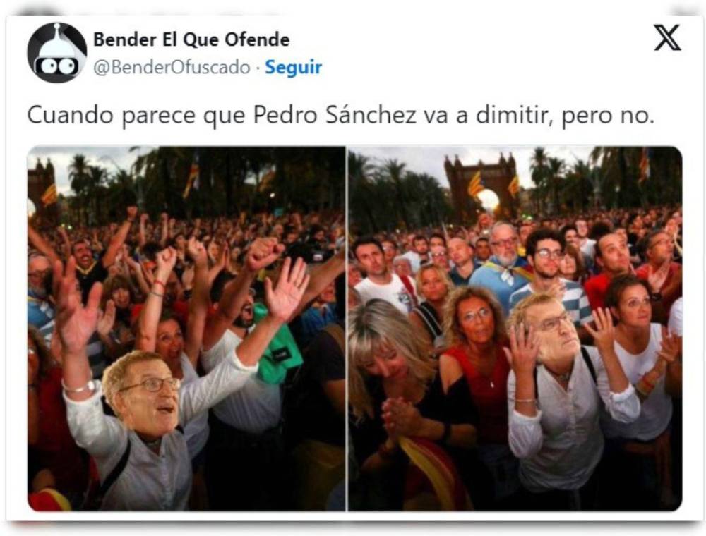 El presidente del Gobierno español, Pedro Sánchez, anunció que seguirá al frente del Ejecutivo tras cinco días de reflexión y silencio por el acoso personal que dice sufrir de la oposición luego del escándalo que involucró a su esposa. Sus detractores lo acusan de burlarse del país y su decisión ha dejado una lluvia de memes.