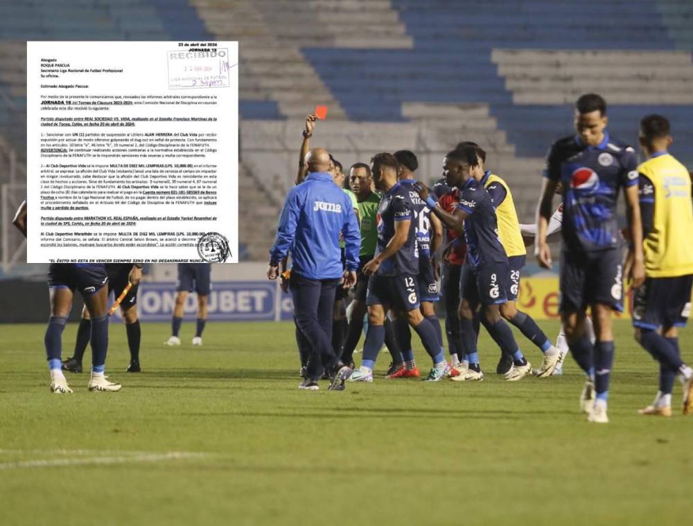 La Comisión de Disciplina le ha impuesto dos partidos de castigo al jugador del Motagua, Carlos Meléndez.