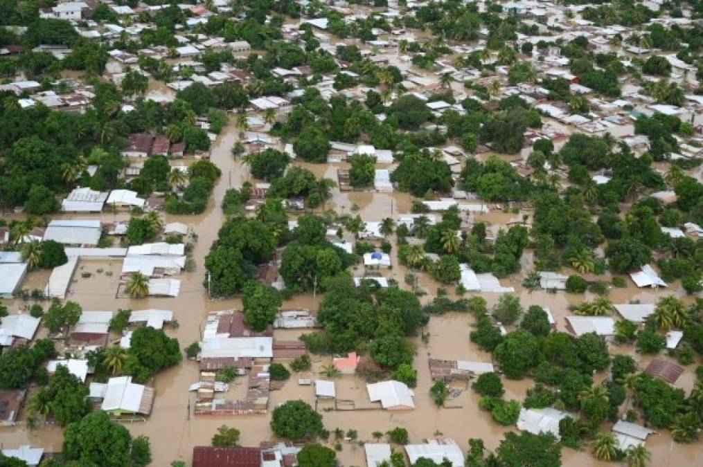 Las dramáticas imágenes de una Honduras sumergida por Eta e Iota (FOTOS)