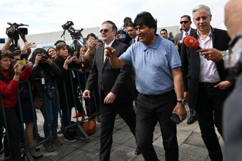 FOTOS: Lo que no se vio de la llegada de Evo Morales a México