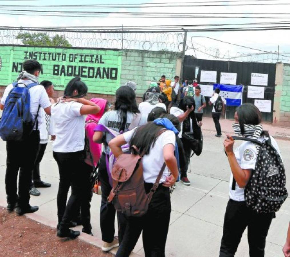 Los estudiantes deberán cumplir jornada ampliada ante protestas