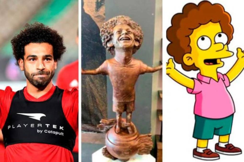 Lluvia de memes contra Mohamed Salah por la estatua que le hicieron en Egipto