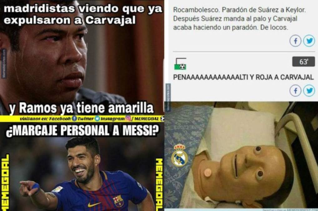 Los memes de la derrota 3-0 del Real Madrid ante el Barcelona