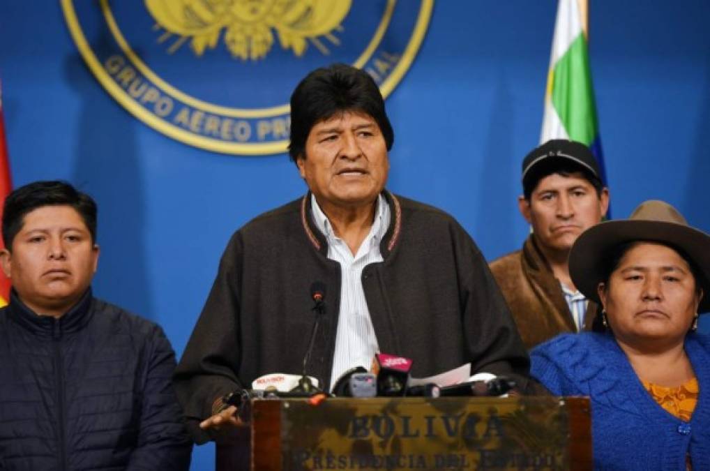 10 frases de Evo Morales al renunciar a la presidencia de Bolivia