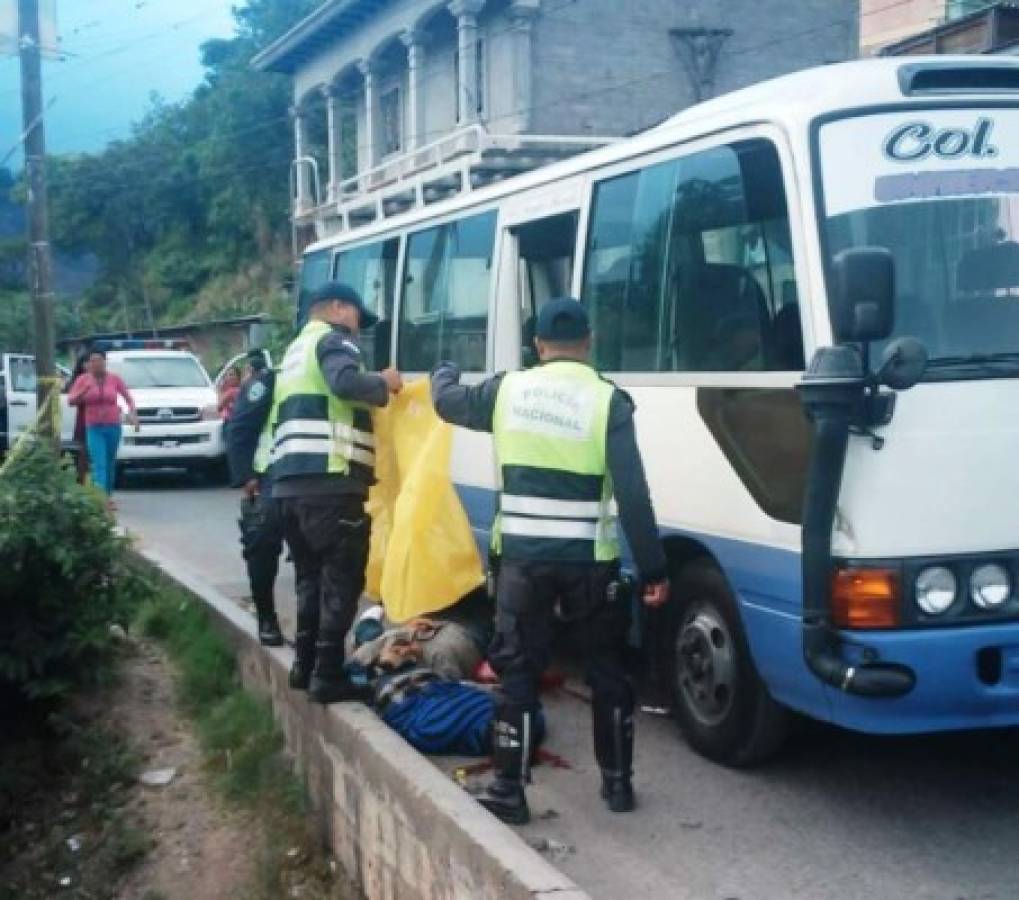 Tres muertos en asalto a rapidito de ruta Suyapa-Mercado