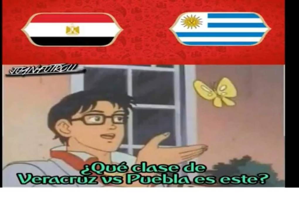 Los divertidos memes que dejó el partido entre Egipto y Uruguay en la 2018 FIFA World Cup