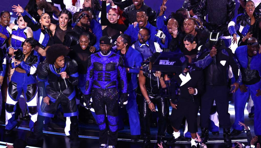 Con grandes invitados, así fue el Halftime Show de Usher en el Super Bowl