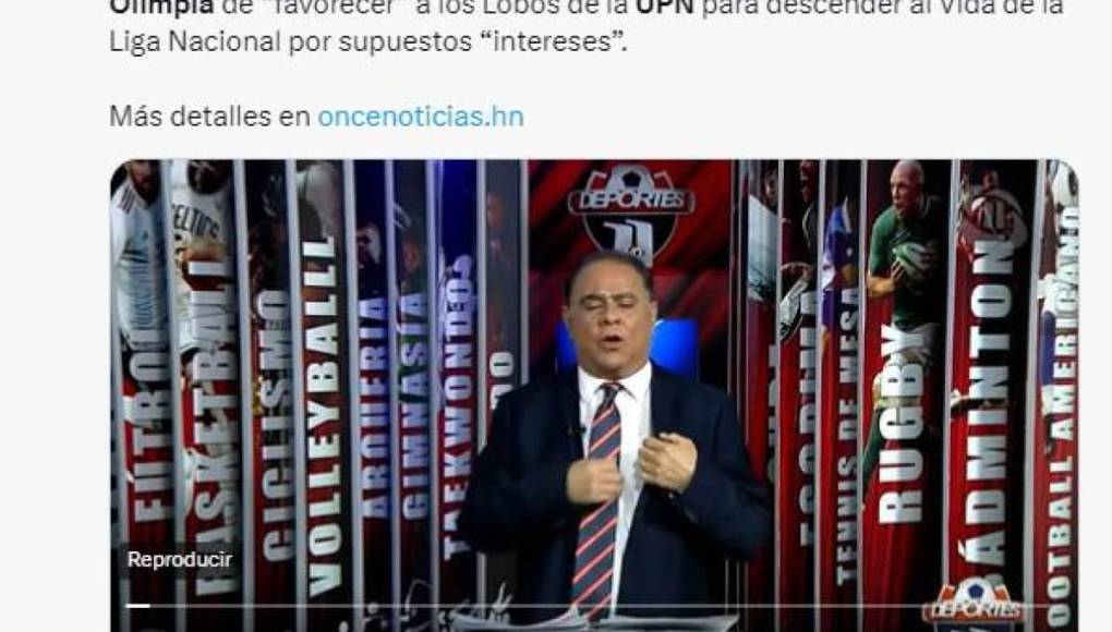 Periodistas hondureños “explotan” tras lo ocurrido en el UPNFM-Olimpia: “Vergüenza”