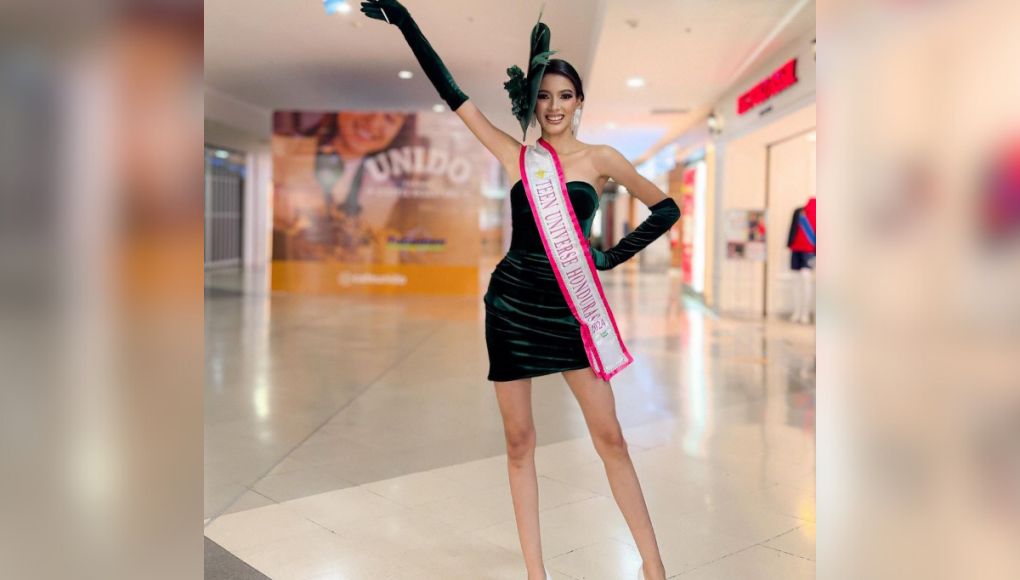 Jimena Lazo rinde homenaje a las alfombras de Comayagua en el Miss Teen Universe 2024