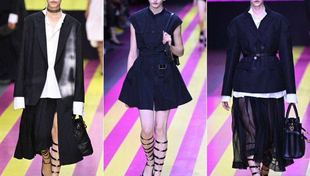 Dior sorprende con un desfile feminista y colorido pero con modelos sobrios