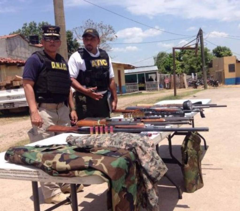 Al menos 14 detenidos en 47 allanamientos de la ATIC en Olancho