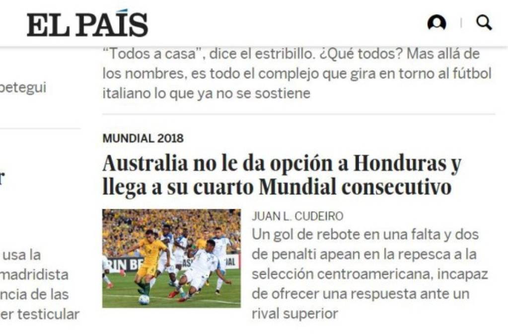 El mundo habla sobre la eliminación de Honduras