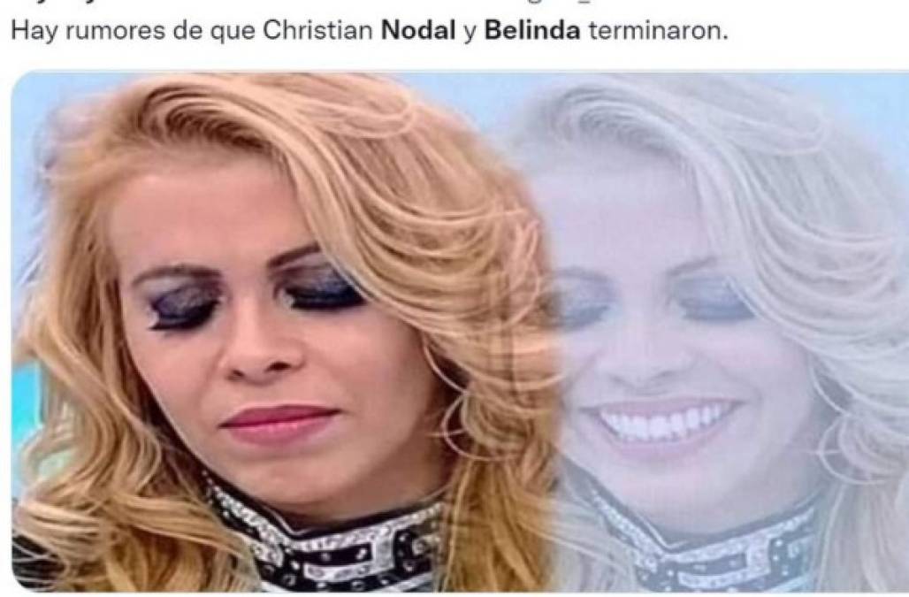 Los memes que deja la supuesta ruptura entre Belinda y Nodal