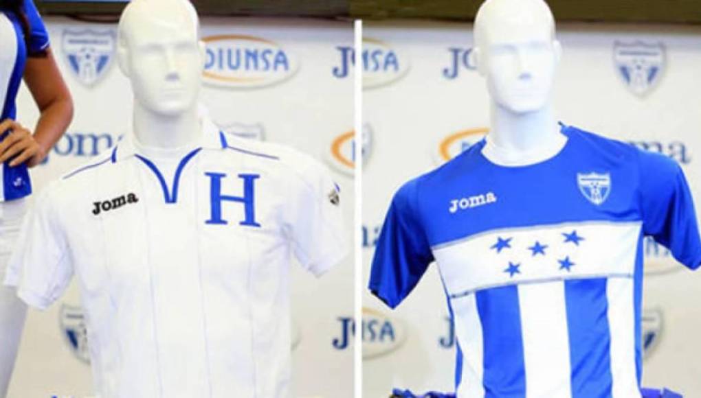 Evolución de los uniformes de la Selección de Honduras en eliminatorias mundialistas