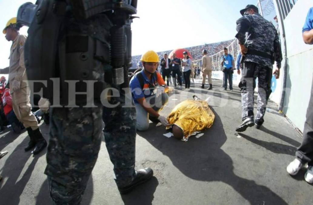 Lo que no se vio de la tragedia mortal tras zafarrancho en el estadio Nacional de Tegucigalpa