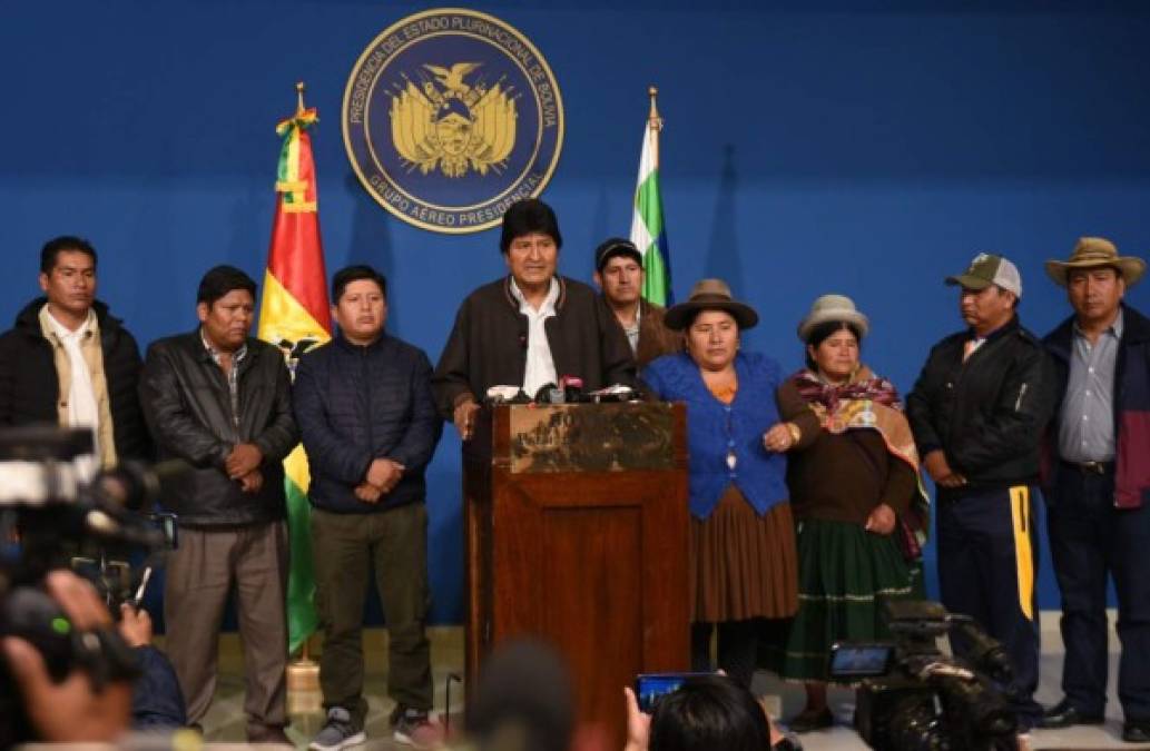 10 frases de Evo Morales al renunciar a la presidencia de Bolivia