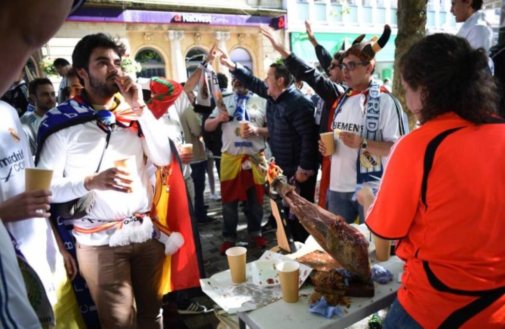 El ambiente en las calles de Cardiff previo a la final de la Champions League entre Real Madrid y Juventus