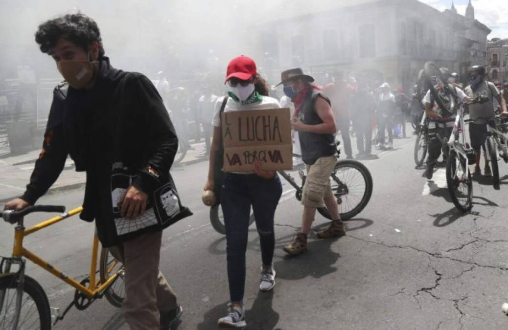 FOTOS: Miles de ecuatorianos protestan exigiendo comida, salud y trabajo