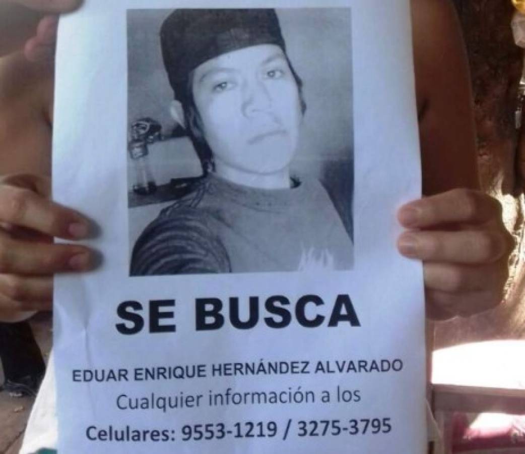 Eduar Enrique Hernández Alvarado lleva nueve días desaparecido (Foto: El Heraldo Honduras/ Sucesos de Honduras)