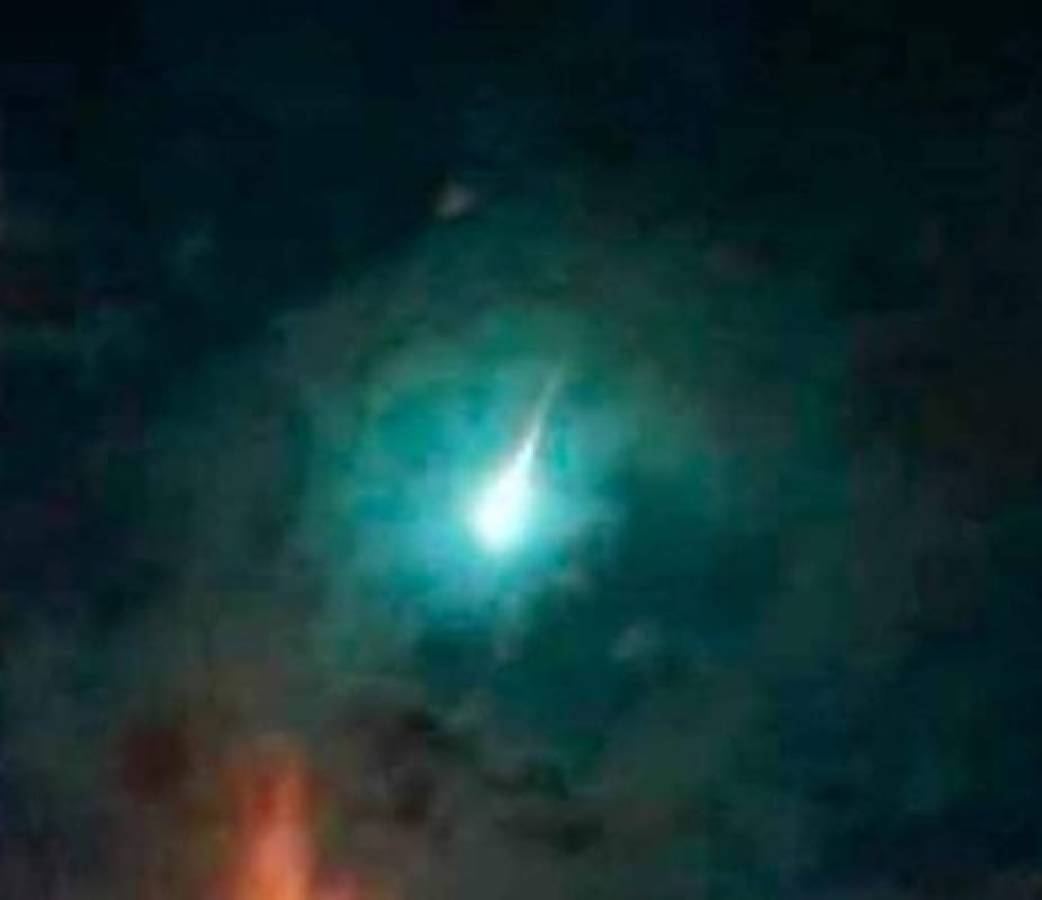 Meteoro causó en Argentina fenómeno luminoso en el cielo