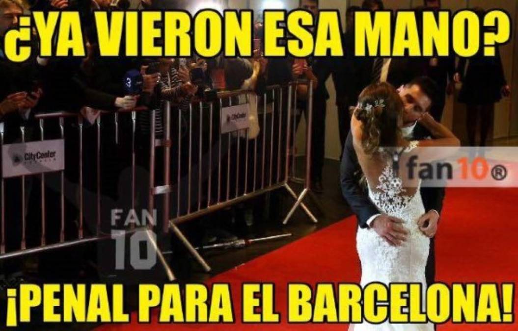 Termina la boda de Messi y Antonella... ¡Y llegan los memes!