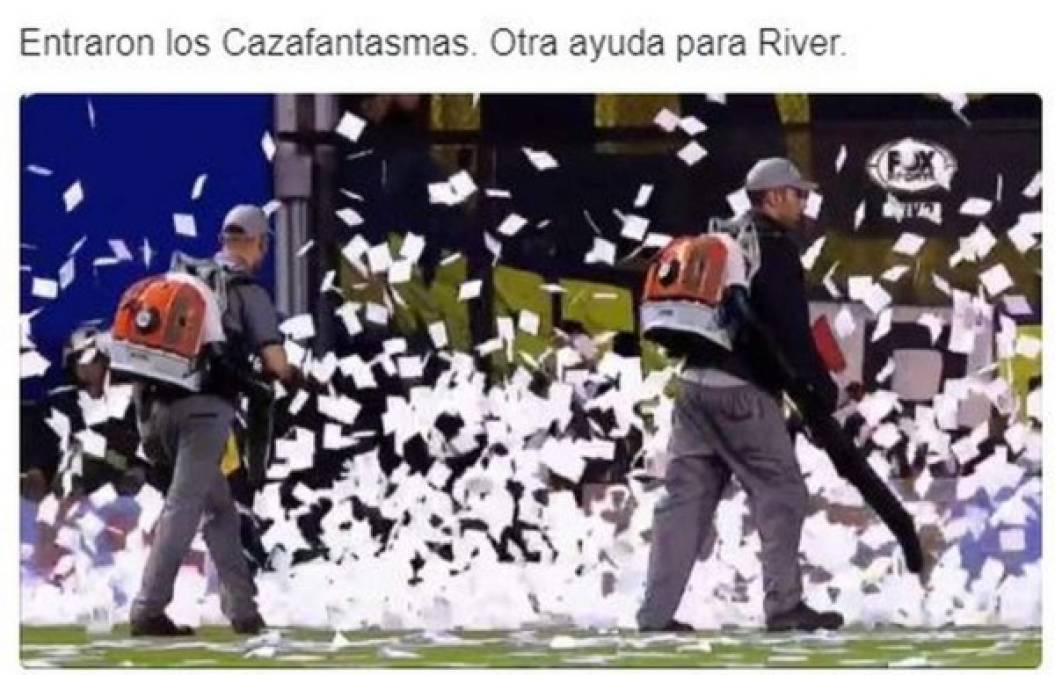 Memes tras derrota de Boca ante River y la inundación de papelitos