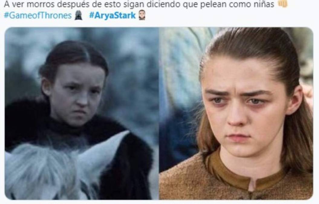 Arya Stark protagoniza los memes que dejó el capítulo 3 de la temporada 8 de Game Of Thrones