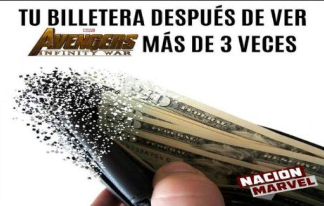 Avengers Infinity War sin spoilers: Los memes que dejó el estreno taquillero