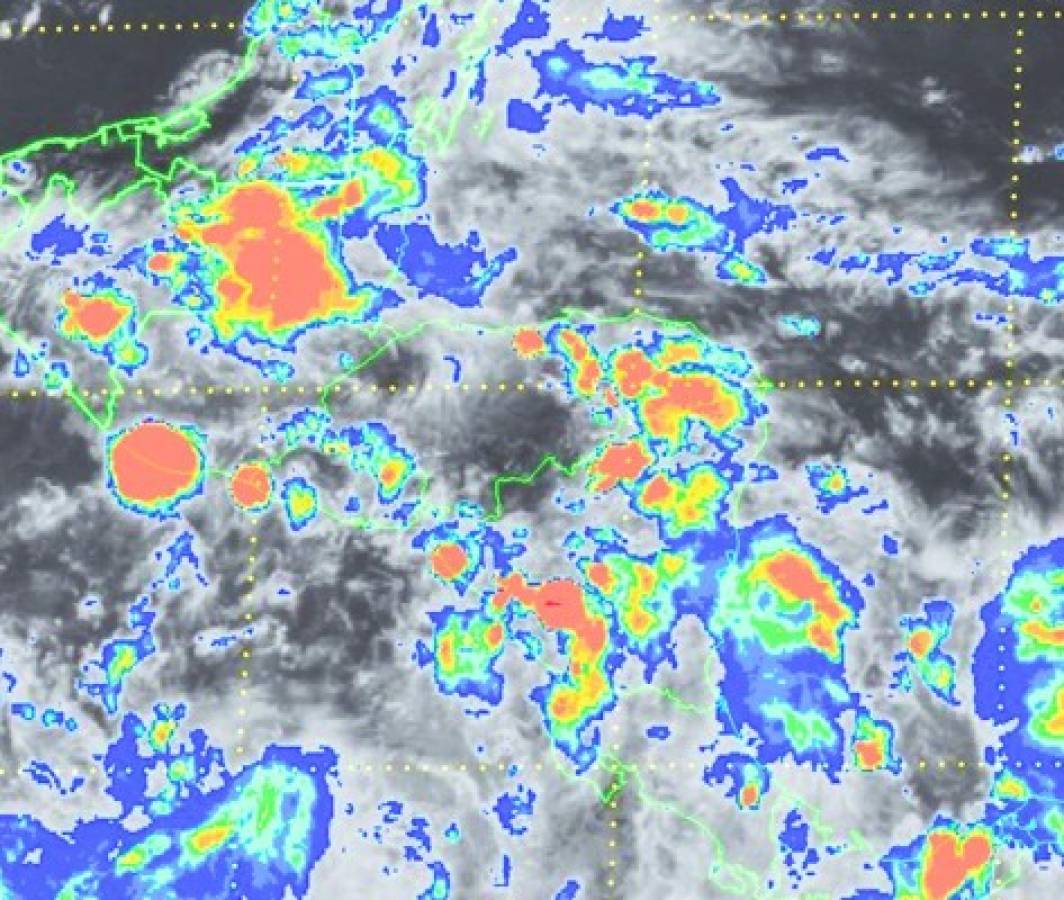 Lluvias moderadas y fuertes continuarán en toda Honduras