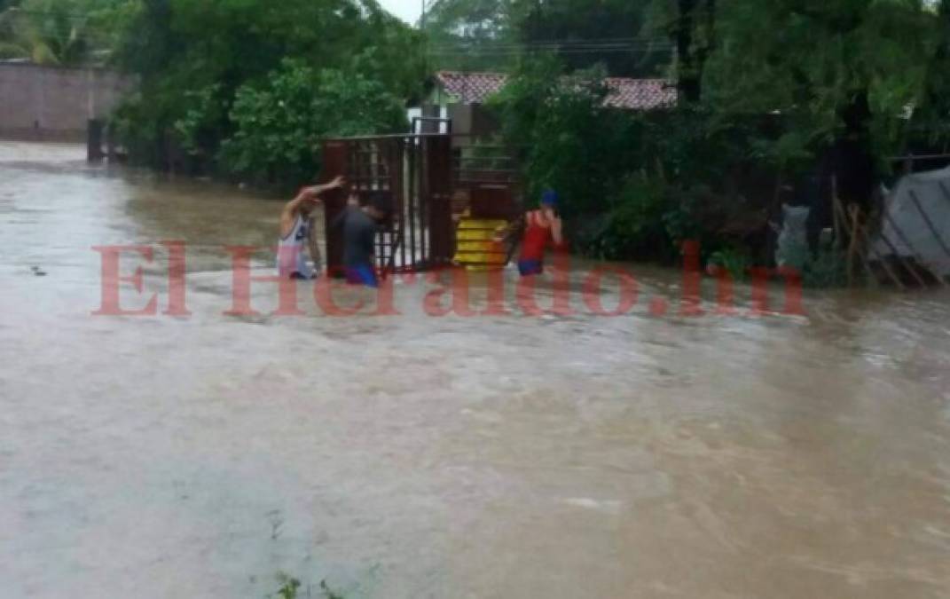 FOTOS: Lluvias dejan decenas de damnificados en Choluteca tras inundaciones