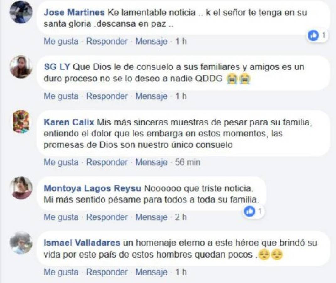 Hondureños reaccionan tras muerte de bombero Óscar Madrid en México