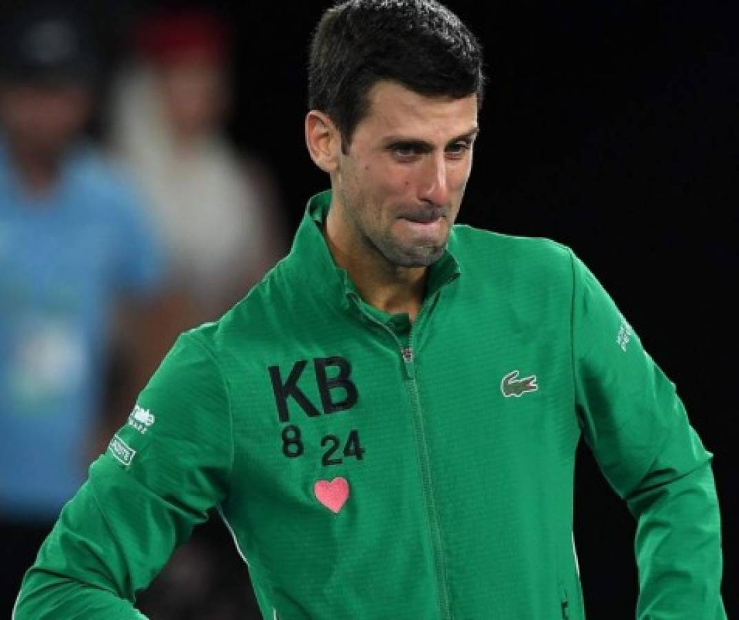 Kobe Bryant 'era mi mentor', afirma Djokovic llorando