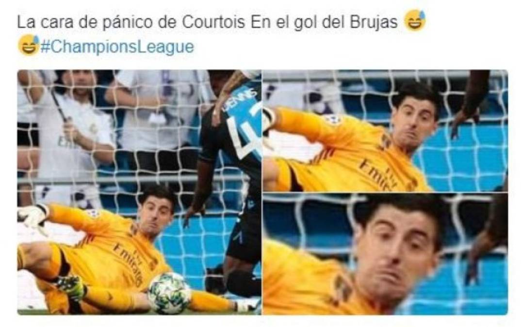 Con crueles memes destrozan a Courtois por salir en el primer tiempo