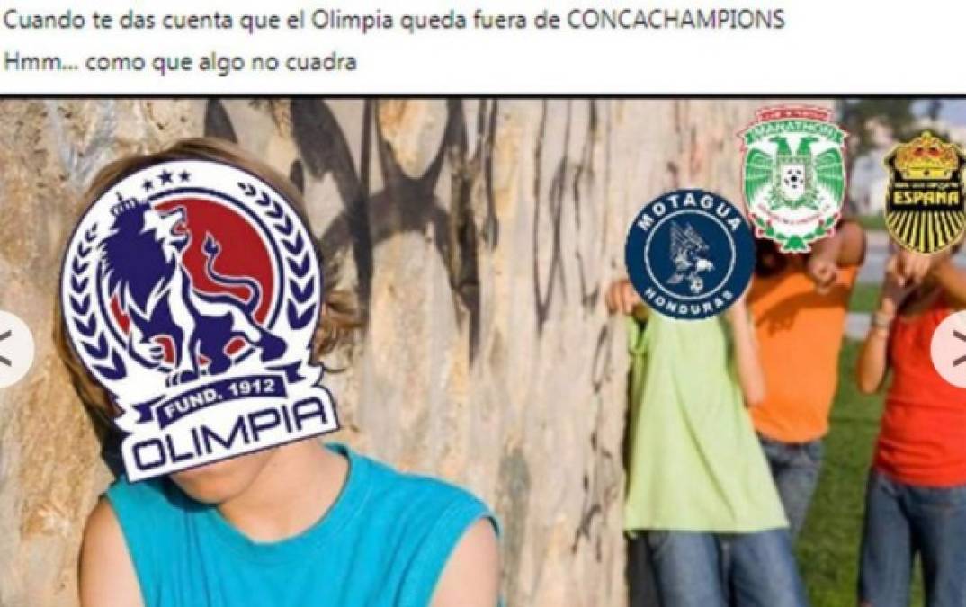 Concacaf descalifica al Olimpia y los crueles memes no perdonan