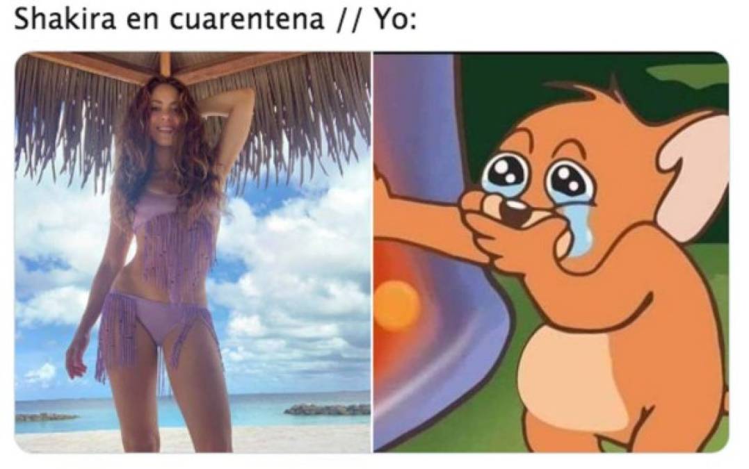 Shakira luce demasiado sexy en bikini y fans la elogian con memes