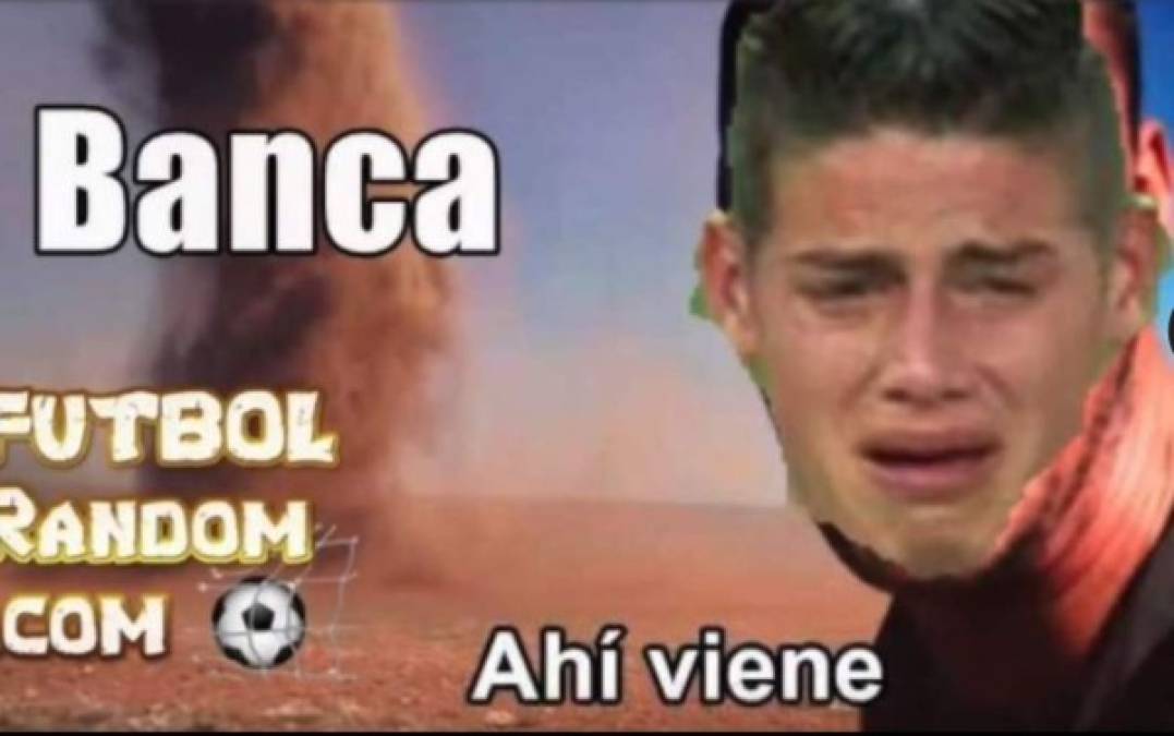 Con memes se burlan de James Rodríguez en triunfo 3-1 del Real Madrid al Celta de Vigo