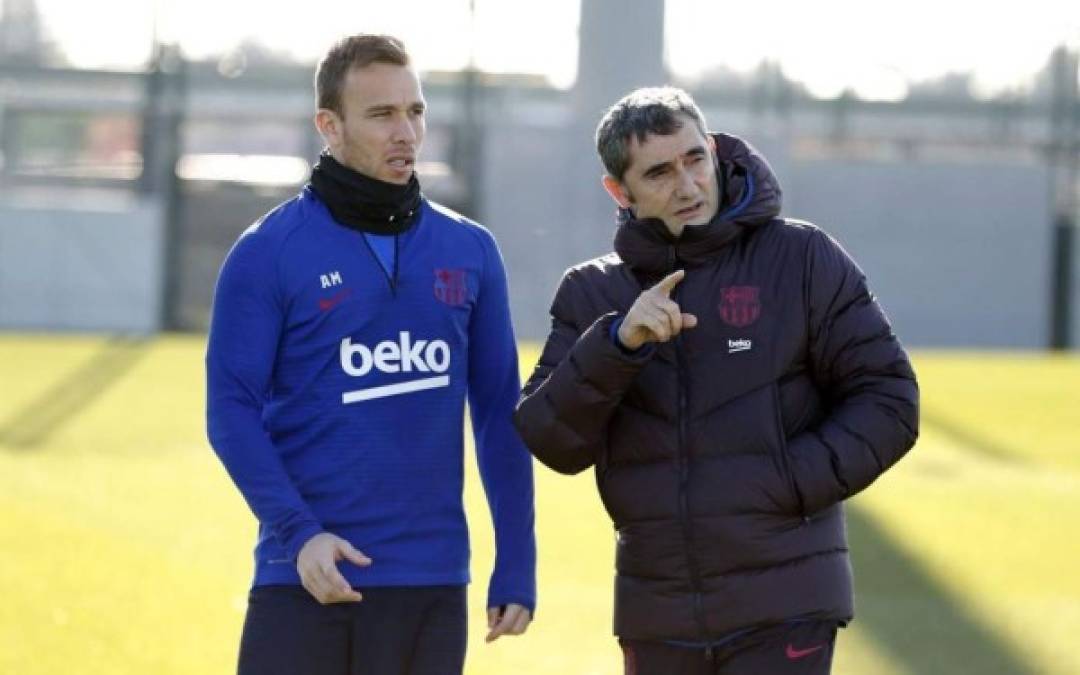 Con Iniesta presente, así fue el último entrenamiento de Valverde con el Barcelona