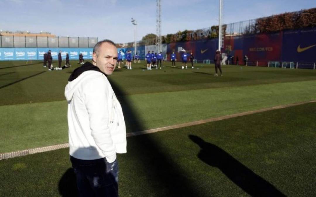 Con Iniesta presente, así fue el último entrenamiento de Valverde con el Barcelona