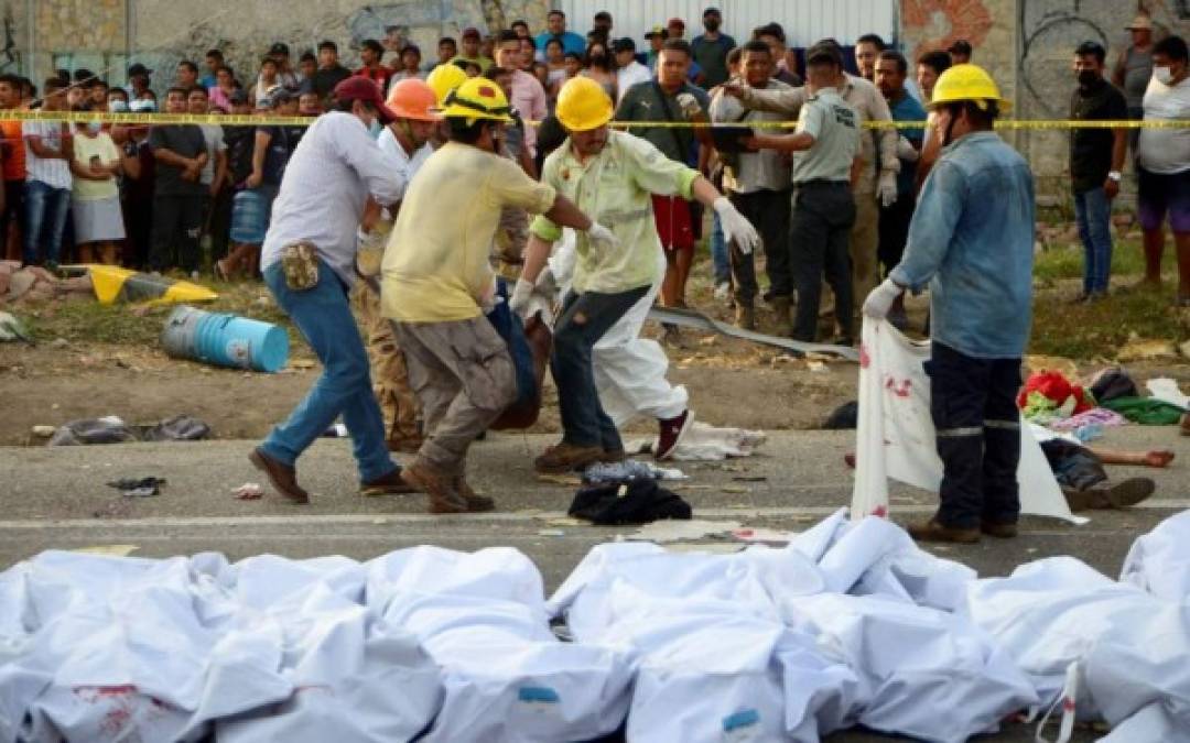 Gritos, destrozos y consternación: La desgarradora escena del accidente en Chiapas (FOTOS)