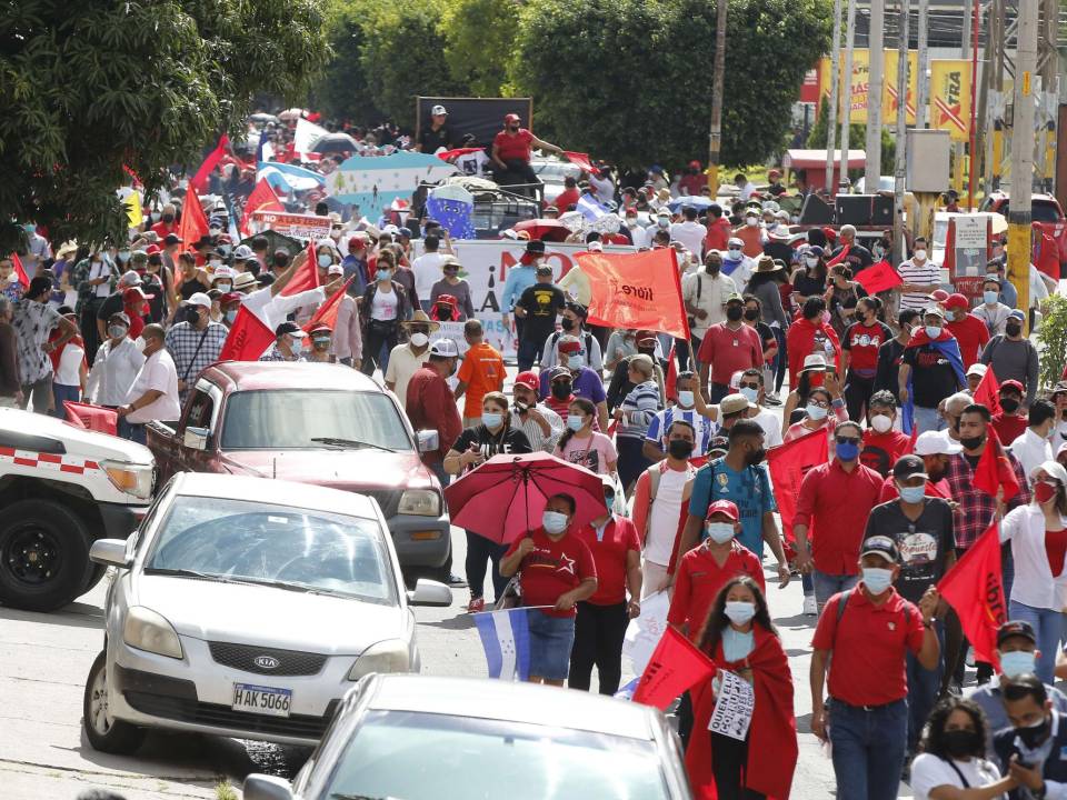 Más de 20 mil personas recorrerán cuatro kilómetros desde Casa Presidencial hasta el Congreso Nacional a partir de las 3:00 de la tarde.