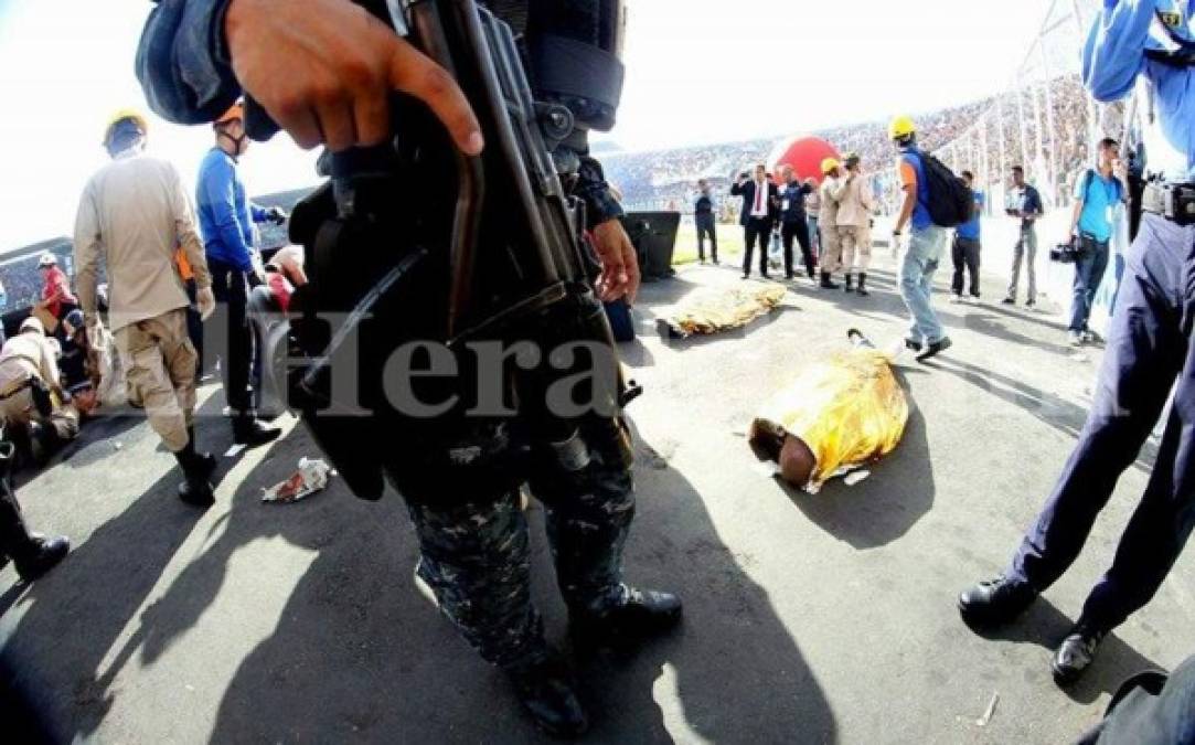 Lo que no se vio de la tragedia mortal tras zafarrancho en el estadio Nacional de Tegucigalpa