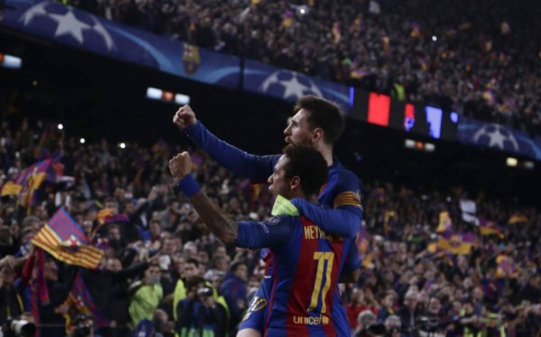 Las mejores fotos de la clasificación del Barcelona a cuartos de final de Champions